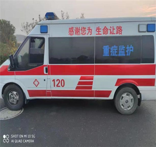 张湾救护车出租服务案例3